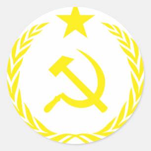 Communisteの冷戦の旗 ラウンドシール