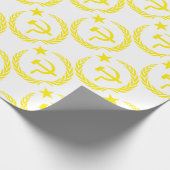 Communisteの冷戦の旗 ラッピングペーパー (角)