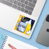 Community Cat Newsステッカー シール (ノートパソコンとiPhone)