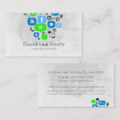 Community Manager / Consultant / Social Media 名刺 (正面/裏面)