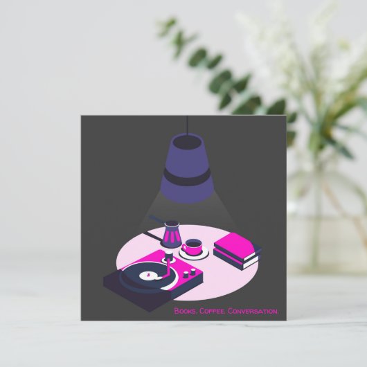 Community Reading Club Invitation 招待状 (スタンド正面)