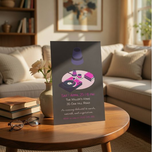 Community Reading Club Invitation 招待状