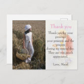 communsion thank you noteフォトカカスタムード ポストカード (正面/裏面)