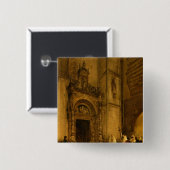 Comoのカテドラル1850年の側面の入口 缶バッジ (正面&裏面)