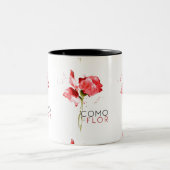 ComoのLa Flor ツートーンマグカップ (中央)