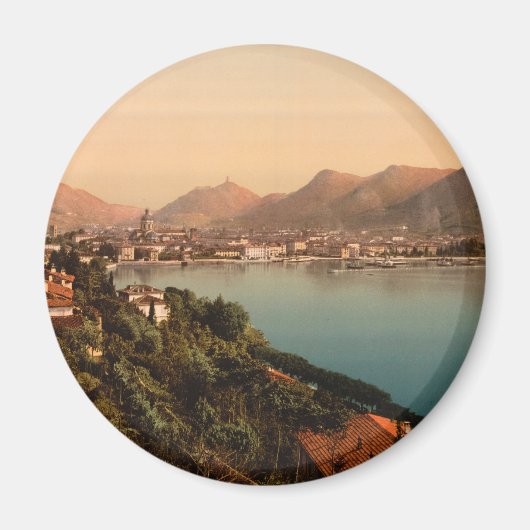 Como I, Lake Como, Lombardy,イタリア マグネット (正面)