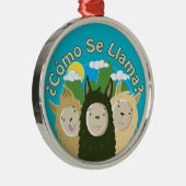 Como Seのラマか。 メタルオーナメント (右)