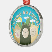 Como Seのラマか。 メタルオーナメント (左)