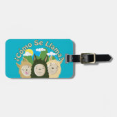 Como Seのラマか。 ラゲッジタグ (正面横)