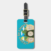 Como Seのラマか。 ラゲッジタグ (正面縦)