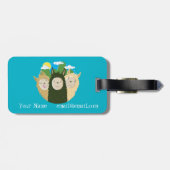 Como Seのラマか。 ラゲッジタグ (裏面横)