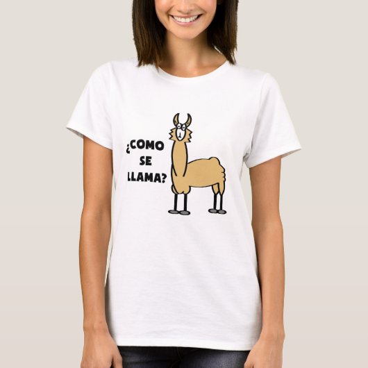Como Seのラマか。#2 Tシャツ (正面)