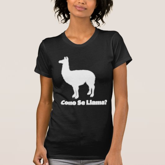 Como Seのラマのワイシャツ Tシャツ (正面)