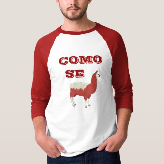 COMO SEのラマのTシャツ Tシャツ (正面)