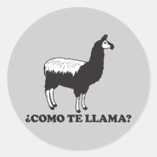Como Teのラマ ラウンドシール