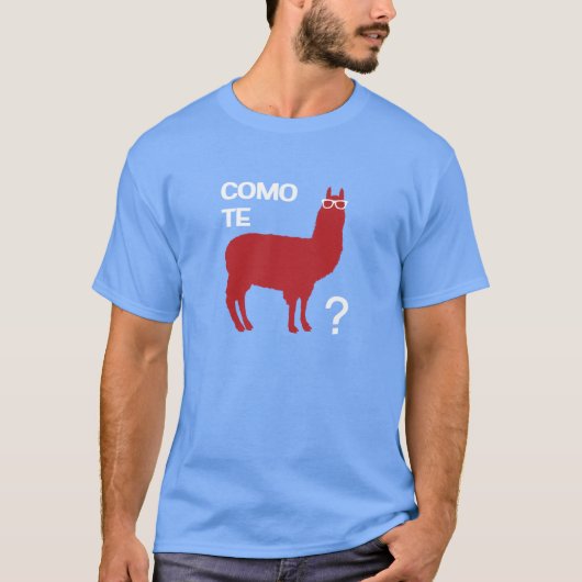 Como Teのラマ Tシャツ (正面)