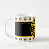 COMOCOU COLUMBIA，ミズーリ州(COU)マグ コーヒーマグカップ (左)