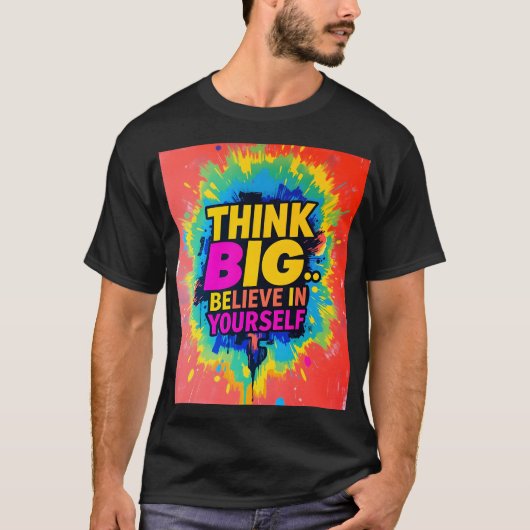 Comoda Camiseta Con Hermoso Mensaje Motivador Tシャツ (正面)