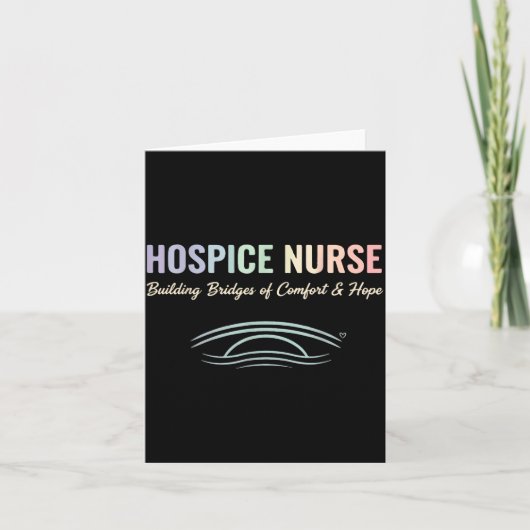 Comon In Care Hosce Nurse Palliative Suprt Graphic カード (正面)