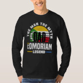 Comorian Comoros Comorian Flag Fathers Day Tシャツ (正面)