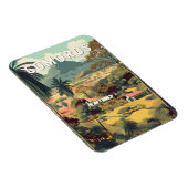 Comoros Illustration Travel Art Vintage マグネット (右側)