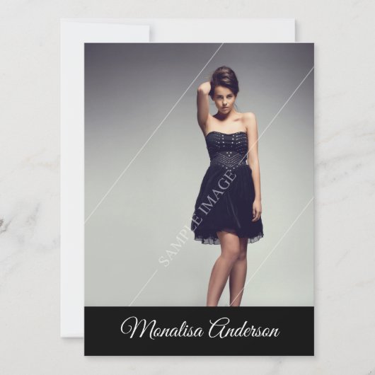 Compカード/Zedカードの模倣 招待状 (正面)