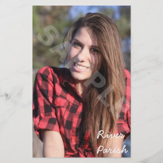 Compヘッドショットカード演技モデリング チラシ (正面)