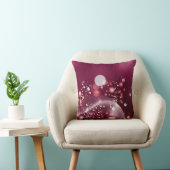 compact mirror Elegant Pink and White Design クッション (椅子)