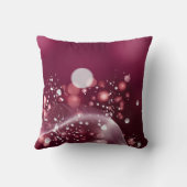 compact mirror Elegant Pink and White Design クッション (裏面)