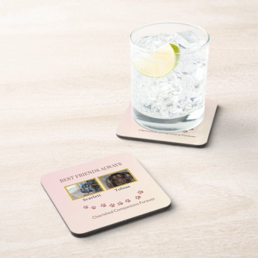 Companions Connected by Pawprints コースター (右側)