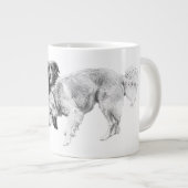 Companions in the Autumn Light ジャンボコーヒーマグカップ (正面右)