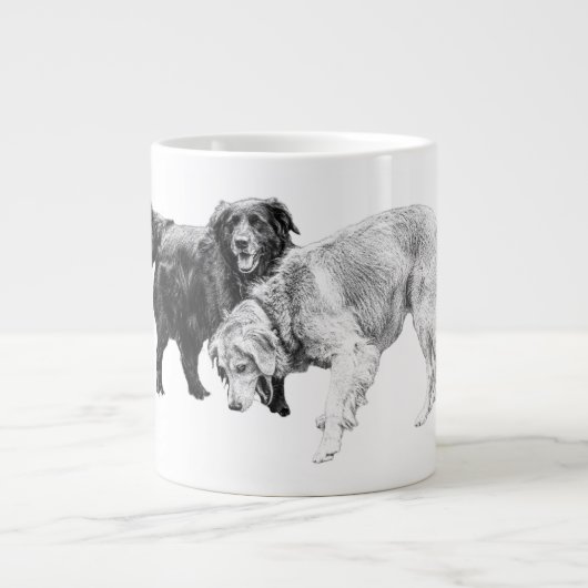 Companions in the Autumn Light ジャンボコーヒーマグカップ (正面)