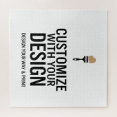 Company Branded Custom Minimalist Personalized ジグソーパズル (横)