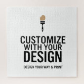 Company Branded Custom Minimalist Personalized ジグソーパズル (縦)