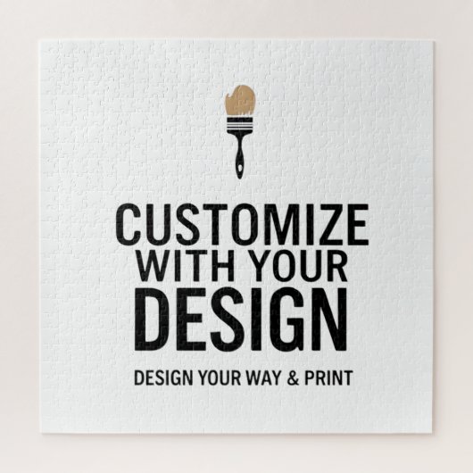 Company Branded Custom Minimalist Personalized  ジグソーパズル (縦)