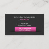 Company business card 名刺 (裏面)