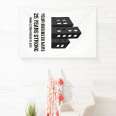 Company Business Logo Celebrating # Years Custom 横断幕 (インサイチュ)