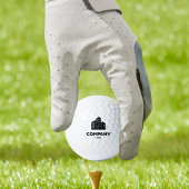 Company Business Logo Name Employee Minimalist ゴルフボール