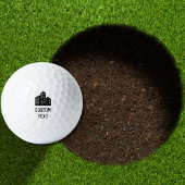 Company Business Logo Name Employee Minimalist ゴルフボール