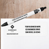 Company Business Logo Professional Return Address  ラベル