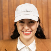 Company Business Name Branding Black Script キャップ