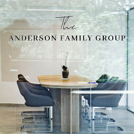 Company Business Name Professional Branded ウィンドウサイン