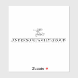 Company Business Name Professional Branded シール