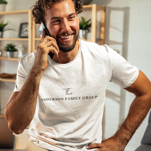 Company Business Name Uniform Branded Tシャツ