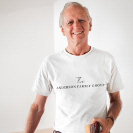 Company Business Name Uniform Branded Tシャツ