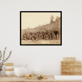 Company C 3rd US Infantry Aiming Guns SD 1890 ポスター (キッチン)