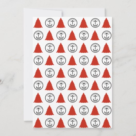 Company Christmas Party Business Logo 招待状 (裏面)