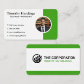 Company Corporate | Financial Business Man 名刺 (正面/裏面)