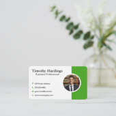 Company Corporate | Financial Business Man 名刺 (スタンド正面)