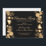 Company Crissmas Holiday Party金ゴールドWinter 疑問に思  招待状<br><div class="desc">企業エレガント&ク企業のリスマスパーティー/カクテル/ディナーパーティの招待状テンプレートと金ゴールドWinter Wonderland。この洗練された招待デザインで、友人に良エレガントい印象を与えます。完全にカスタマイズ可能</div>